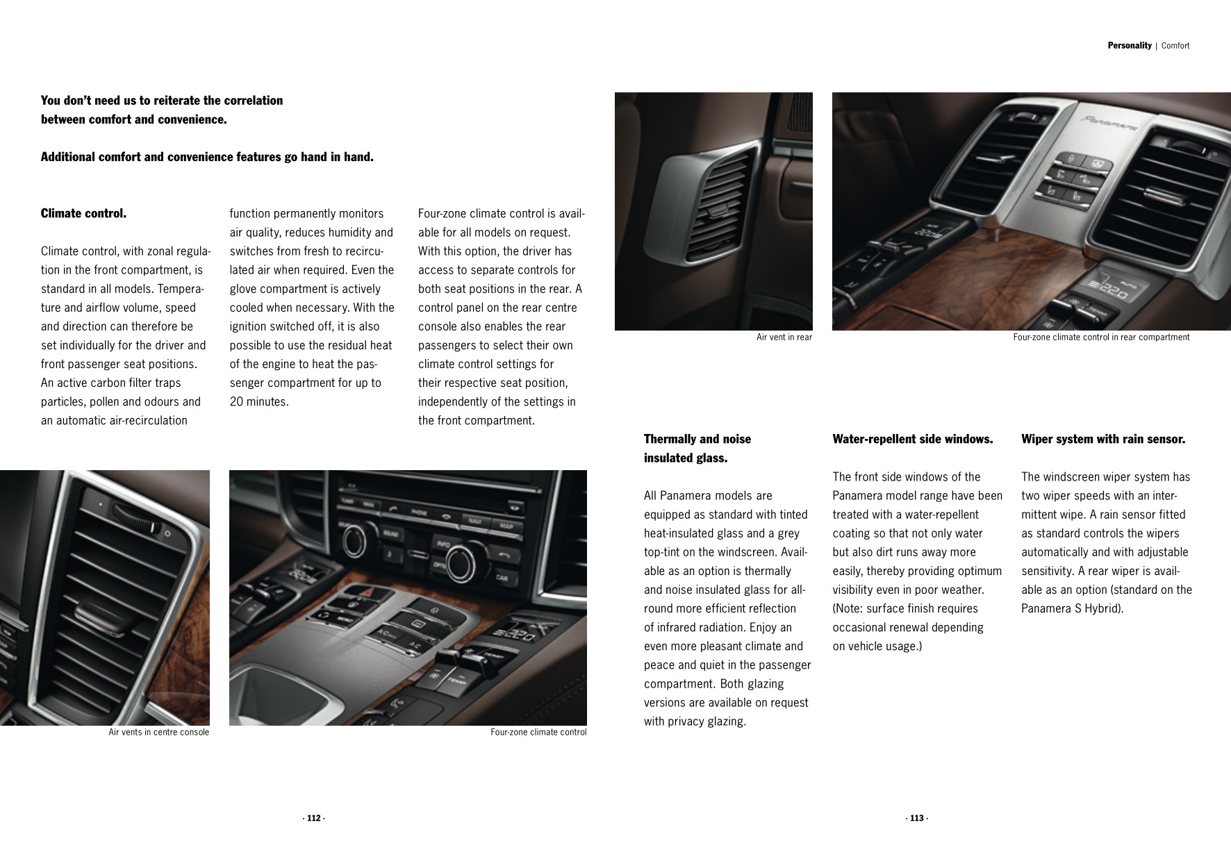 2013 Porsche Panamera Brochure Page 69